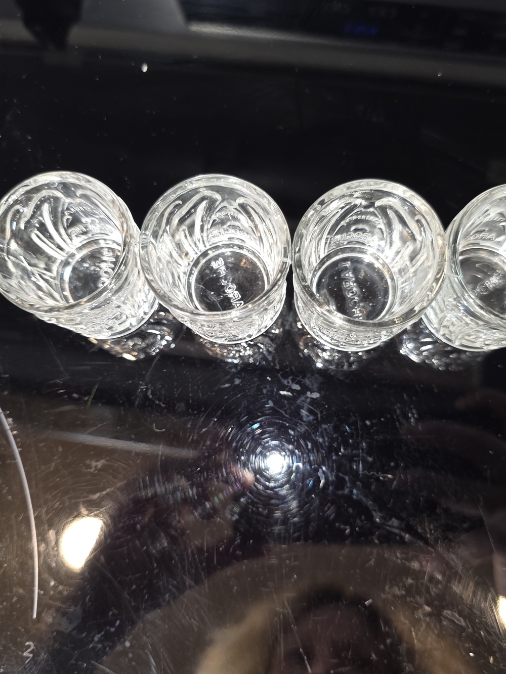 Classic Clear Glass Measuring Shot Glasses — Set of 4 - Picture 2 of 16